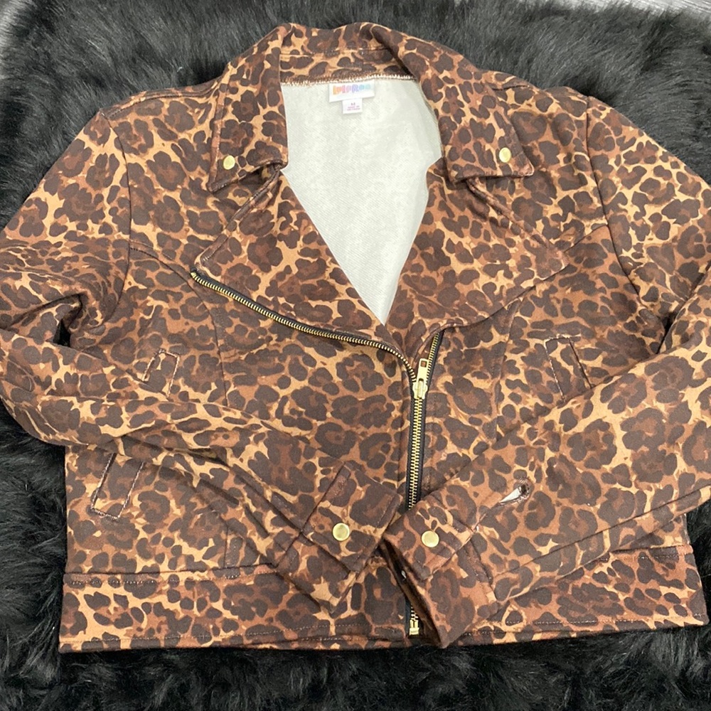 Lula Roe leopard jacket
